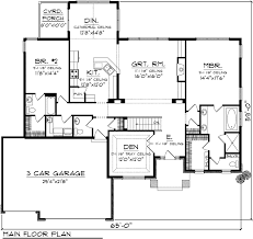 House Plan 73376 Ranch Style With