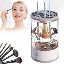 1pc automatic makeup brush cleaner and