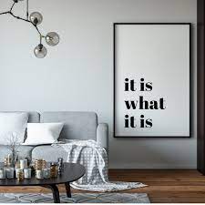 Quotes Decor Typography Wall
