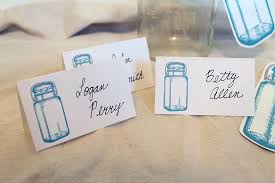 Mason Jar Wedding Place Cards Table Numbers The Graphics Fairy