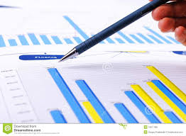 Charts And Graphs Of Sales Stock Photo Image Of Calculator