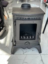 Cast Iron Wood Stove Tiny Fireplace