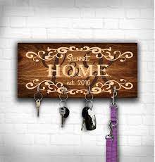Wall Personalized Key Hanger Printed