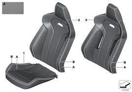Seat Cover Leather 52107986437 Lllparts