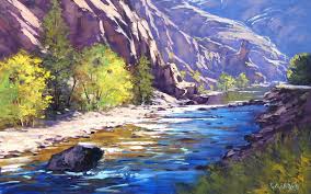 Image result for river painting