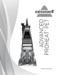 bissell advanced proheat pet carpet