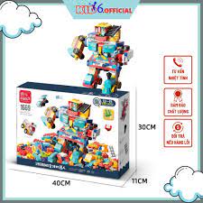 Đồ chơi thông minh, đồ chơi trí tuệ KID6 Lego người máy kích thước  30X40X11cm - Đồ chơi xếp hình & xây dựng