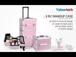 yaheetech 3 in 1 rolling makeup case