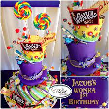 Wonka World Whimsical And Yummy 1st Birthday Willy Wonka Cake So Fun  gambar png