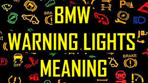 bmw warning lights meaning you