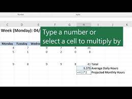 Multiplication In Microsoft Excel