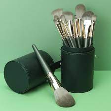 beauty professional makeup brushes 15 piece award winning vegan makeup brush set with case beauty blender brush cleaner guide gift box