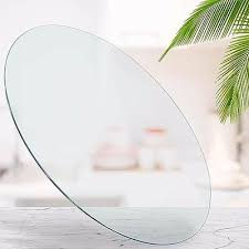 Wekeot 28 Inch Round Glass Table Top