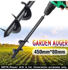 garden auger earth planter drill bit
