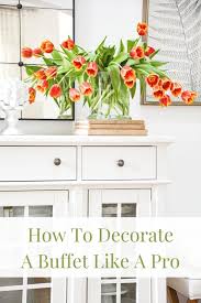 Decorate A Buffet Sideboard Console