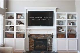 ikea tv wall unit with fireplace