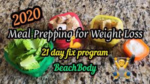 meal prepping for weight loss 21 day