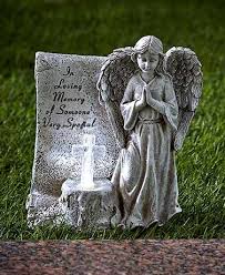 memorial statues angel garden statues