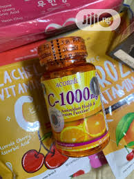 Vitamin c supplements usually contain the vitamin in the form of ascorbic acid (it has equivalent bioavailability to that of these supplements have benefits for the skin (face, especially) and overall health as well. Vitamin C 1000mg For Skin Whitening In Asokoro Vitamins Supplements Devine Organic Store Pharmaceuticals Jiji Ng