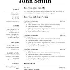 Open Office Functional Resume Template Openoffice Templates Actor