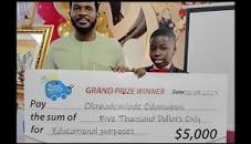 10-Year-Old Nigerian Student defeats 782,852 Contestants To Win $5,000