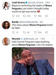 South african film and television producers, shona and connie ferguson mourned the death of the ferguson patriarch, mr peter harry ferguson. Wgdgurfowhlkdm