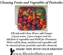 diy recipes to remove pesticides wash