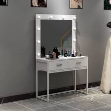dressing table with lights