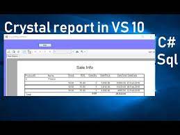 how to create crystal report in asp net