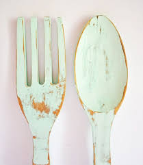 Vintage Wall Hanging Giant Wooden Spoon