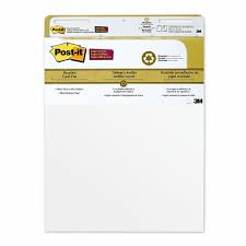 Post It Recycled Self Stick Easel Pad 2 Pads Of 30 Sheets