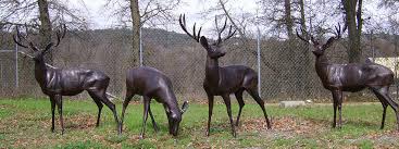 Deer Statues For Yard Bronze