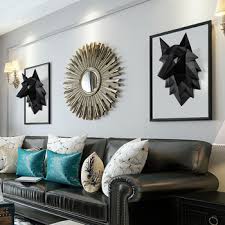 Garden decorations are the perfect way to personalise your patch. Home Decoration Accessories 45x29x26cm Big Statue 3d Wolf Head Resin Sculpture Wall Decor Nordic Living Room Mural Art Craft Buy At The Price Of 89 45 In Aliexpress Com Imall Com