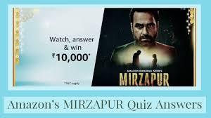 amazon mirzapur series quiz answers