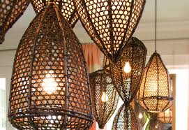 Tucker Robbins Transforms Indonesian Fishing Baskets Into Beautiful Pendant Lamps