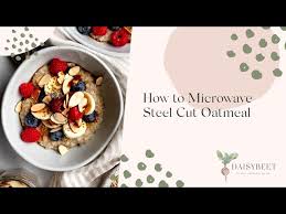 microwave steel cut oatmeal recipe