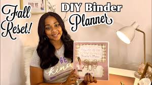 how to make diy binder planner fall