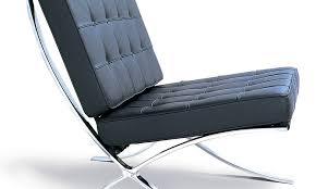 Replica barcelona chair platinum edition 2 seater black Container Door Ltd Replica Barcelona Chair