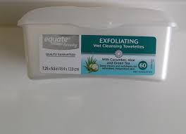 equate beauty exfoliating wet cleansing