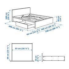 Malm Bed Frame High With 2 Storage