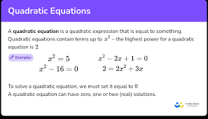 Quadratic Equation Gcse Maths Steps