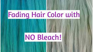 fading hair color without bleach how