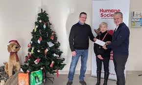gift donated to hpe humane society