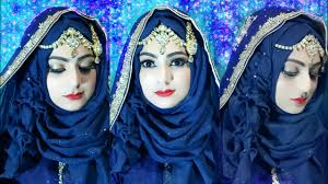 wedding hijab tutorials for brides
