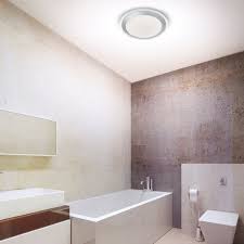 Silver Led Ip44 Bathroom Ceiling Light