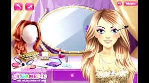 barbie games barbie glittery makeup