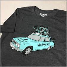 Bianchi Alfa Romeo Team Car Dark Gray T Shirt