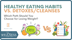 healthy eating vs detoxing