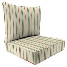 jordan manufacturing 9740pk1 6412d 24 x 24 in gallan cedar stripe square outdoor deep seating patio seat back cushion set grey 2 piece