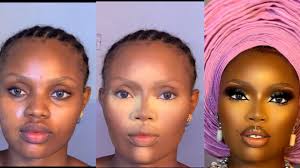 bridal makeup transformation